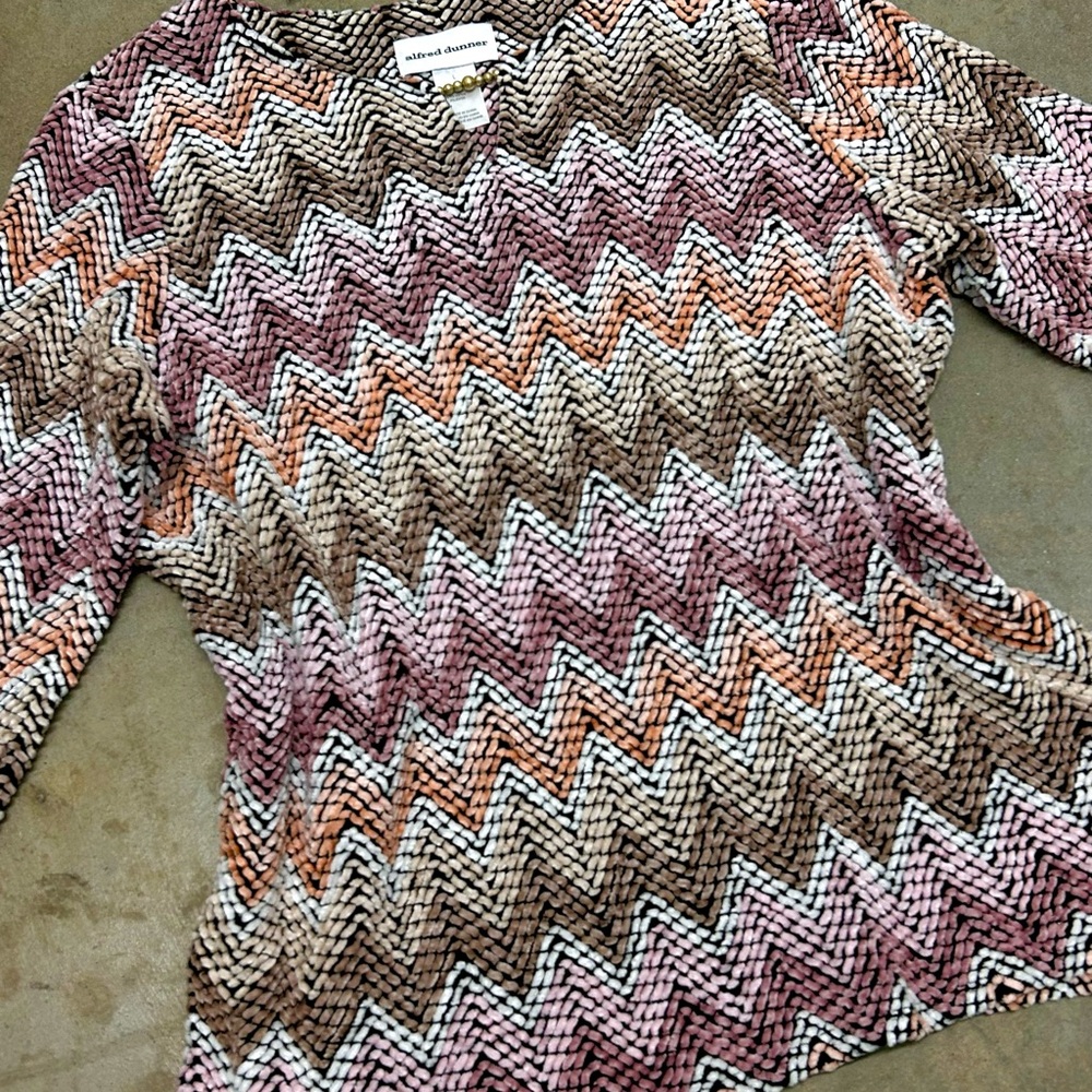 Telluride Chenille Zig Zag Top